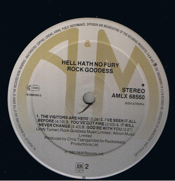 Rock Goddess : Hell Hath No Fury (LP, Album)