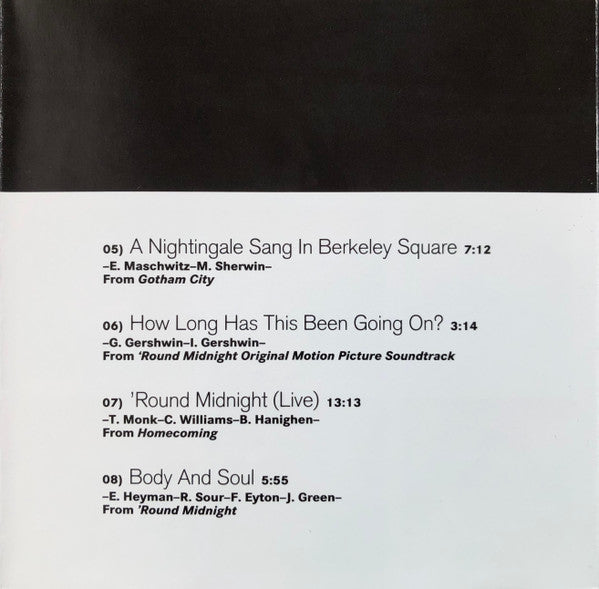 Dexter Gordon : Jazz Moods - 'Round Midnight (CD, Comp)