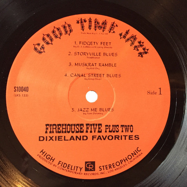 Firehouse Five Plus Two : Dixieland Favorites (LP, Album)