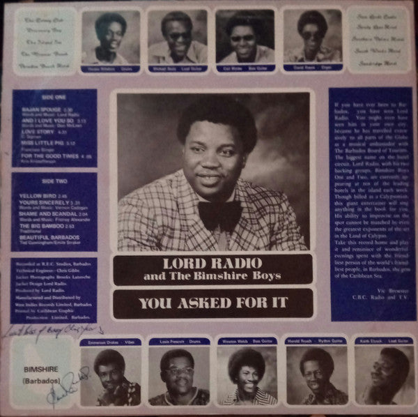 Lord Radio And The Bimshire Boys : You Asked For It  (LP)