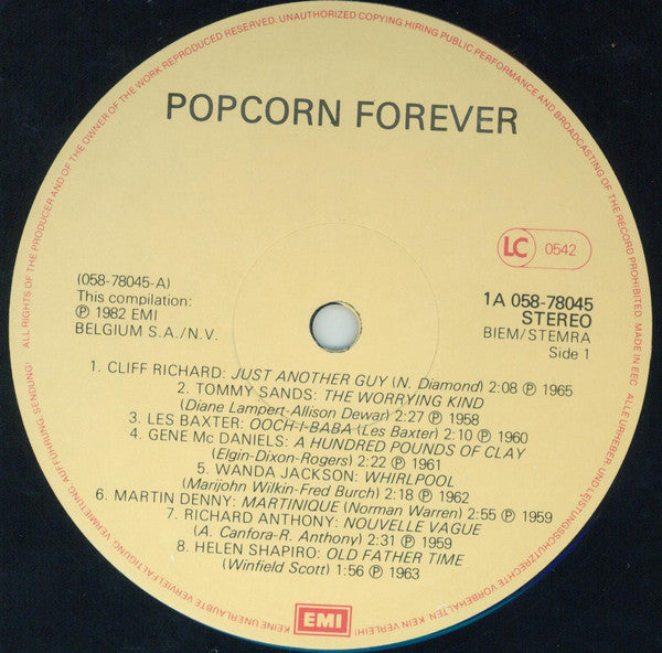Various : Popcorn Forever (LP, Comp)