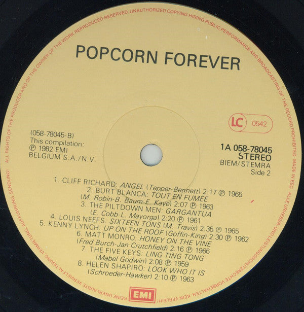 Various : Popcorn Forever (LP, Comp)