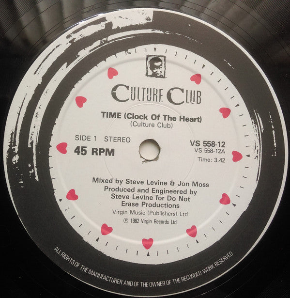 Culture Club : Time (Clock Of The Heart) (12", Single)