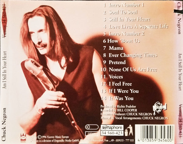 Chuck Negron : Am I Still In Your Heart (CD, Album)