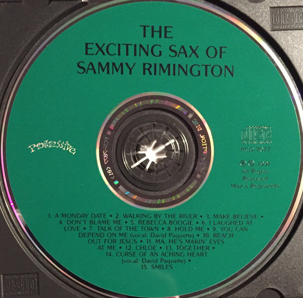 Sammy Rimington : The Exciting Sax Of Sammy Rimington (CD, Album)