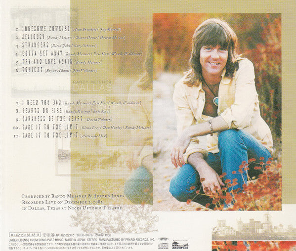 Randy Meisner : Dallas (CD, Album, RE)