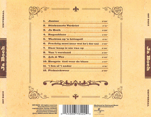 Lohues & The Louisiana Blues Club : Ja Boeh (CD, Album)