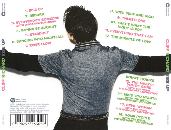 Cliff Richard : Rise Up (CD, Album)