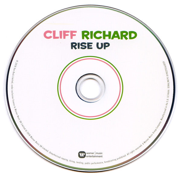 Cliff Richard : Rise Up (CD, Album)