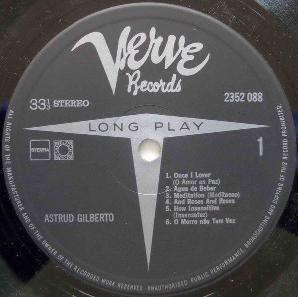 Astrud Gilberto : The Astrud Gilberto Album (LP, Album, M/Print, RE)