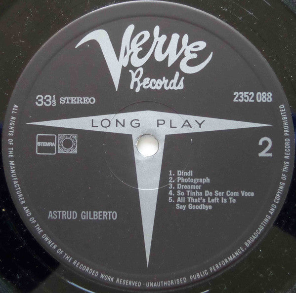 Astrud Gilberto : The Astrud Gilberto Album (LP, Album, M/Print, RE)
