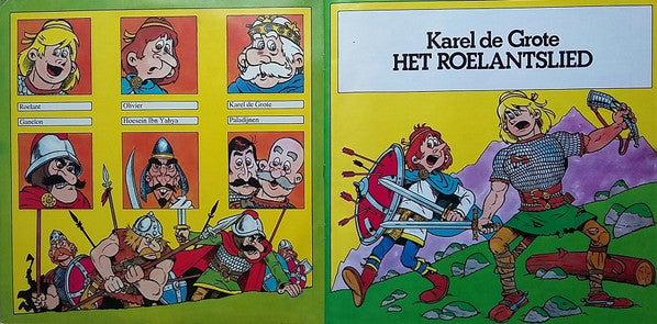 Rein van den Broek, Rik van de Linden, Koos Verkaik : Karel de Grote, Het Roelantslied (LP, Album, Gat)