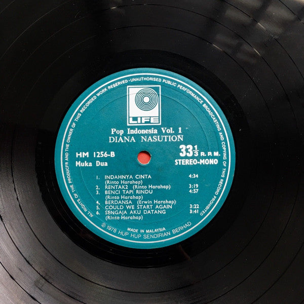 Diana Nasution : Pop Indonesia Vol. 1 (LP, Album)