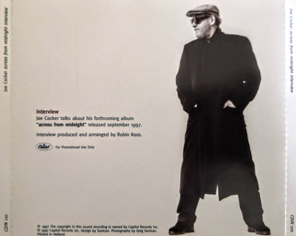Joe Cocker : Across From Midnight Interview (CD, Promo)