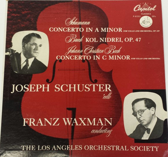 Joseph Schuster & Franz Waxman & The Los Angeles Orchestral Society : Joseph Schuster Franz Waxman (LP)