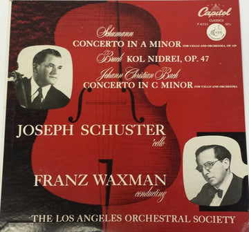 Joseph Schuster & Franz Waxman & The Los Angeles Orchestral Society : Joseph Schuster Franz Waxman (LP)