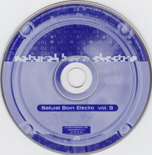 Various : Natural Born Electro Vol. 9 (CD, Comp)