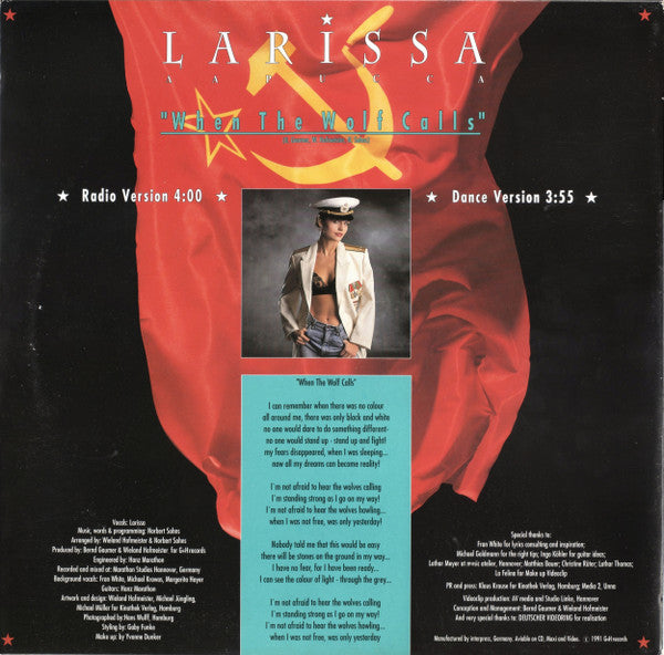 Larissa (17) = Larissa (17) : When The Wolf Calls (12")