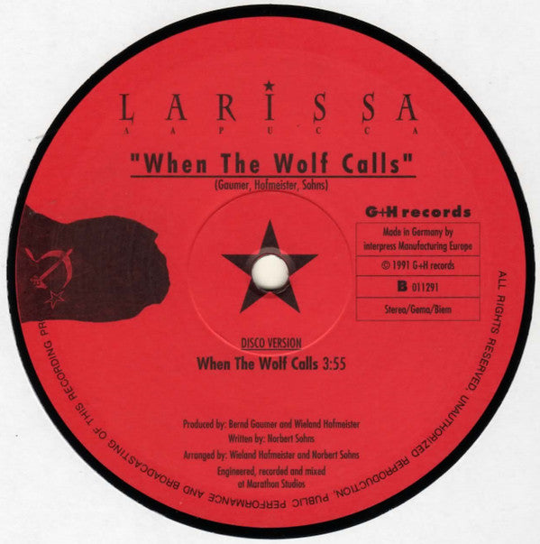 Larissa (17) = Larissa (17) : When The Wolf Calls (12")