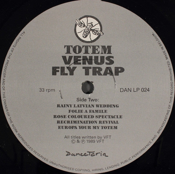 Venus Fly Trap : Totem (LP, Album)