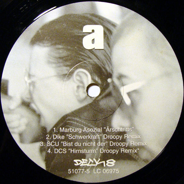 Marburg Asozial Im Double Feature Mit Droopy Goldberg Co-Starring Makkzimaal Mo : Ärschtritts (12", Maxi)