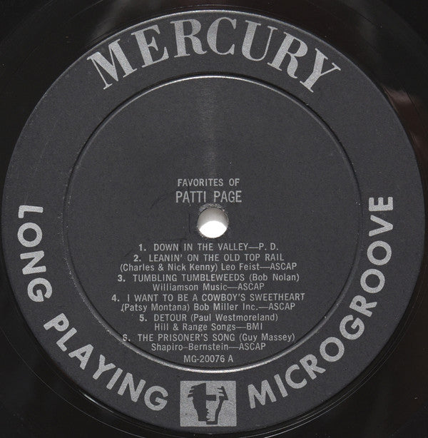 Patti Page : Romance On The Range (LP, Comp, Mono)