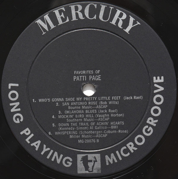 Patti Page : Romance On The Range (LP, Comp, Mono)