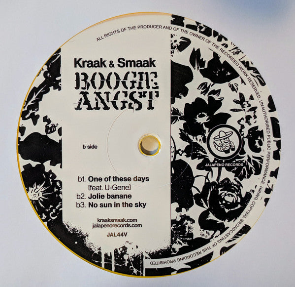 Kraak & Smaak : Boogie Angst (2xLP, Album, Ltd, RE, Yel)