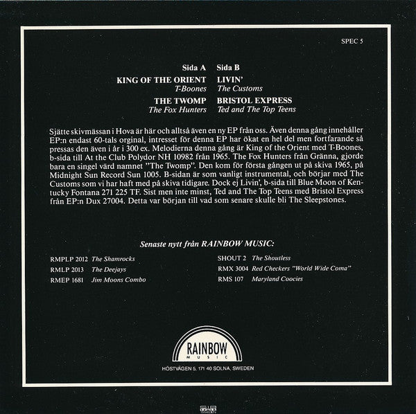 Various : 6:e Skivmässan i HOVA 14 juni 1986 (7", Comp, Mono)