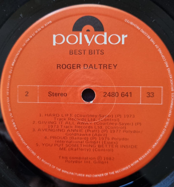 Roger Daltrey : Best Bits (LP, Comp)