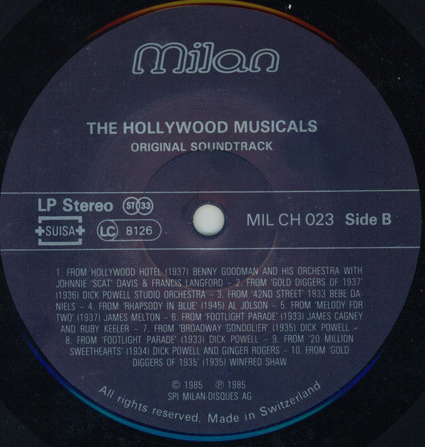 Various : The Hollywood Musicals (LP, Comp)