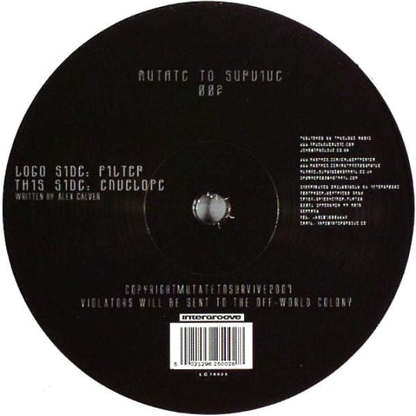 Calvertron : Synthesize E.P. (12", EP)