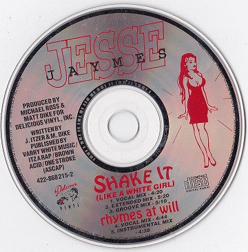 Jesse Jaymes : Shake It (Like A White Girl) (CD, Single)