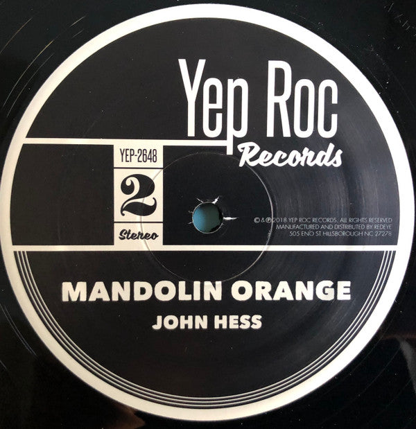 Mandolin Orange : Golden Embers / John Hess (12", Single)