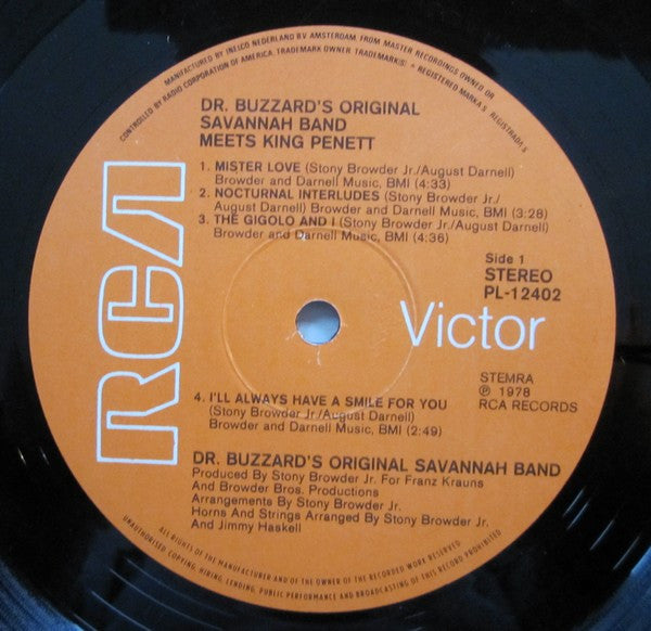 Dr. Buzzard's Original Savannah Band : Meets King Pennett (LP, Album)
