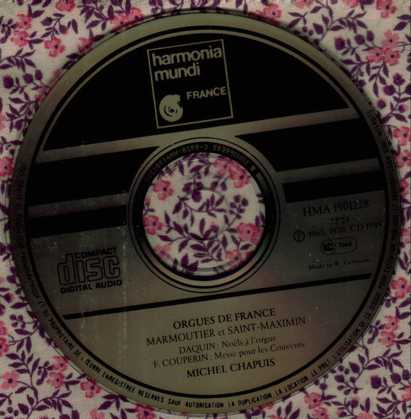 Michel Chapuis : Orgues Historiques / France / Marmoutier - St Maximin (CD, Album)