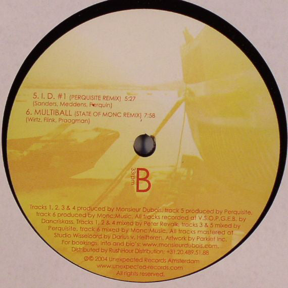 Monsieur Dubois : Monsieur Dubois S'Amuse (12")