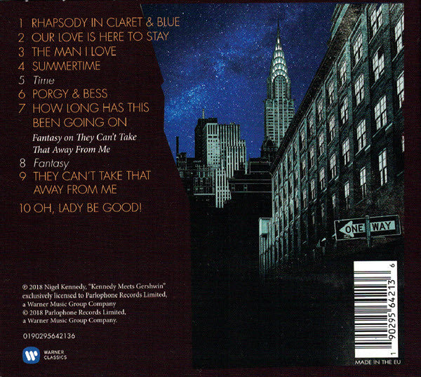 Nigel Kennedy : Kennedy Meets Gershwin (CD, Album, Dig)