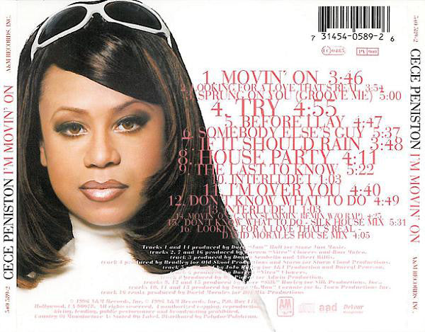 Ce Ce Peniston : I'm Movin' On (CD, Album)