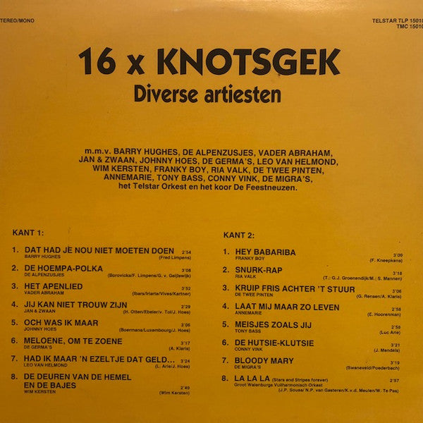 Various : 16 x Knotsgek (LP, Comp)