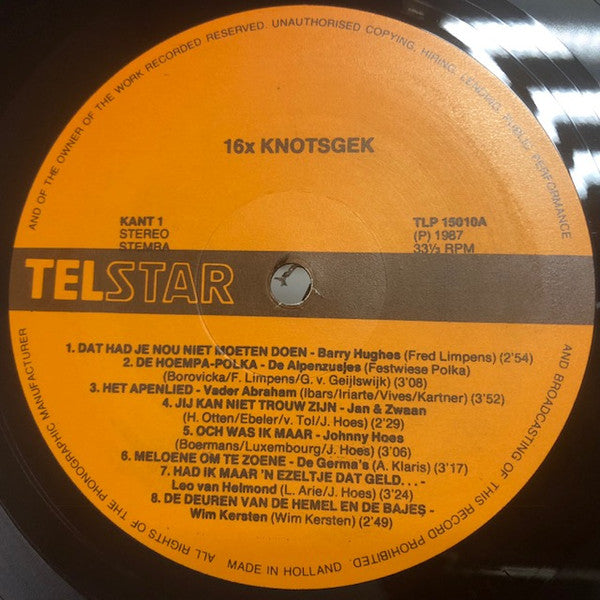Various : 16 x Knotsgek (LP, Comp)