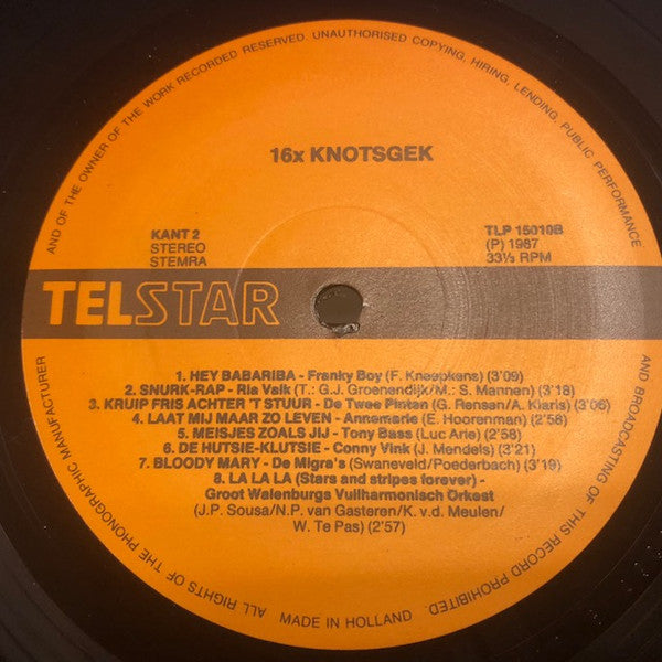 Various : 16 x Knotsgek (LP, Comp)
