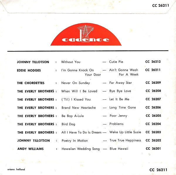 Eddie Hodges : I'm Gonna Knock On Your Door / Ain't Gonna Wash For A Week (7", Single)