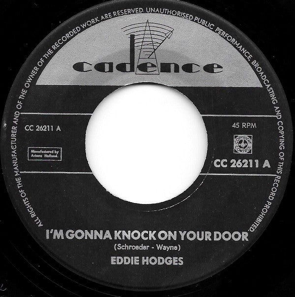 Eddie Hodges : I'm Gonna Knock On Your Door / Ain't Gonna Wash For A Week (7", Single)
