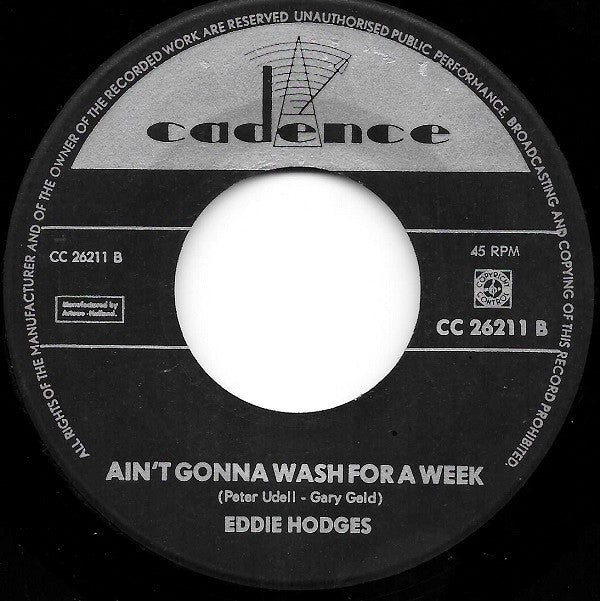 Eddie Hodges : I'm Gonna Knock On Your Door / Ain't Gonna Wash For A Week (7", Single)