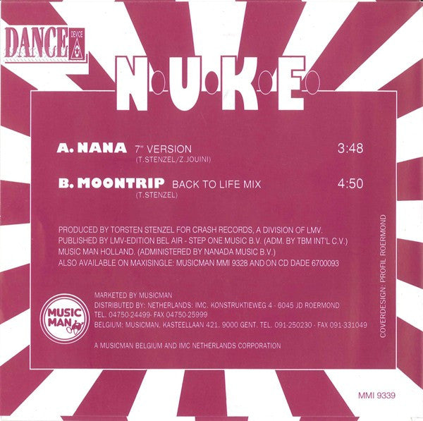 N.U.K.E. : Nana (7", Single)