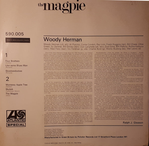 Woody Herman : The Magpie (LP, Album, RE)