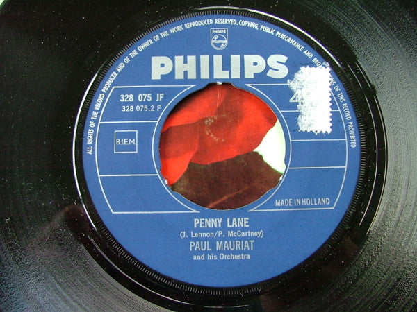 Paul Mauriat And His Orchestra : L'Important C'Est La Rose (7", Single)