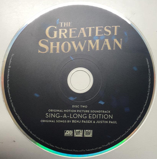 Various, Benj Pasek, Justin Paul (5) : The Greatest Showman: Original Motion Picture Soundtrack (Sing-A-Long Edition) (2xCD, Album, Dlx, Sin)