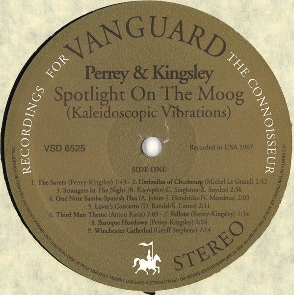 Perrey & Kingsley : Spotlight On The Moog - Kaleidoscopic Vibrations (LP, Album, RE, RP, 180)